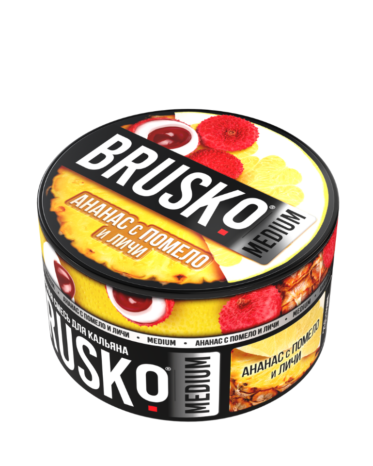 BRUSKO בטעם אננס, פומלה וליצ'י